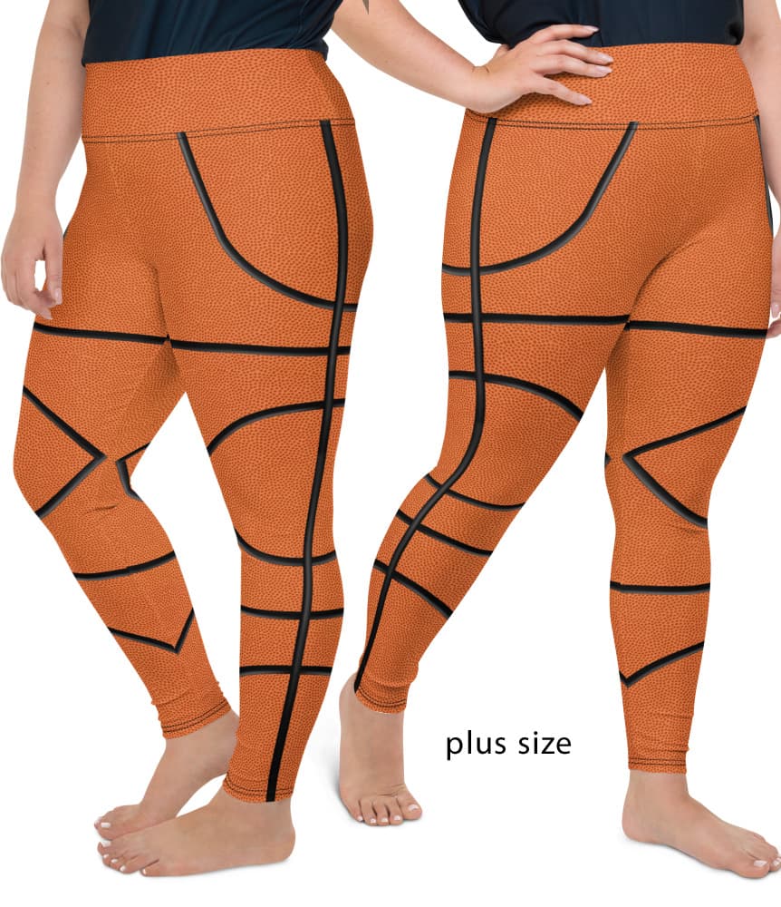 Textured Basketball Leggings - Designed By Squeaky Chimp T-shirts & Leggings