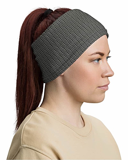 Chainmail Metal Face Mask Neck Gaiter