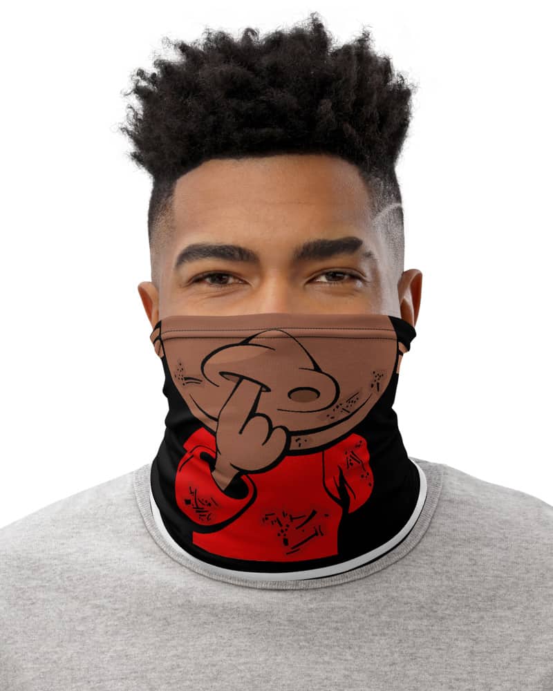 Picking My Nose Face Mask Neck Gaiter - Designed By Squeaky Chimp T-shirts  & Leggings