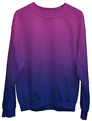 Gradient Sweatshirt / Unisex Size designer fashion color yellow pink purple