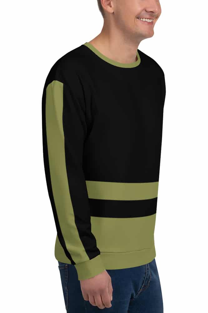 Modern Stripe Sweatshirt / Unisex Size - Designed By Squeaky Chimp T-shirts  & Leggings