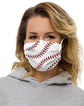 Baseball stitches Protective Face Mask anti virus coronavirus virus rona covid19