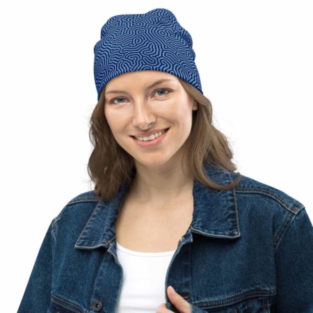 Biological Abstract Beanie Hat