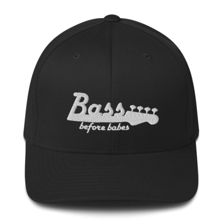 Bass Before Babes Baseball Hat music musician bassist