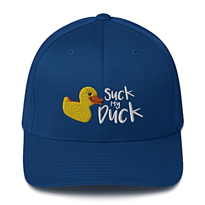 Suck My Duck Rude Baseball Hat