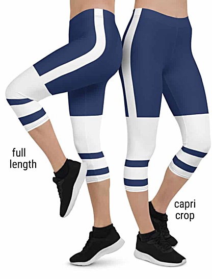 Canada Canadian Toronto Maple Leafs NHL Hockey Uniform Leggings