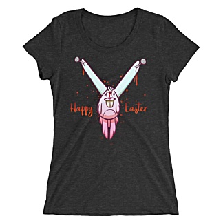 Dead Bunny Easter Short Sleeve T-shirt for Women