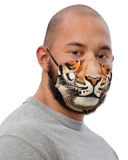 Big Cat Tiger Face Protective Face Mask Tigress