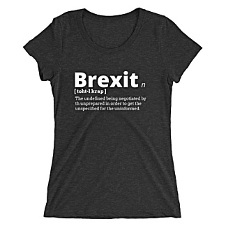 Total Crap Brexit T-shirt / Ladies' Short Sleeve Shirt