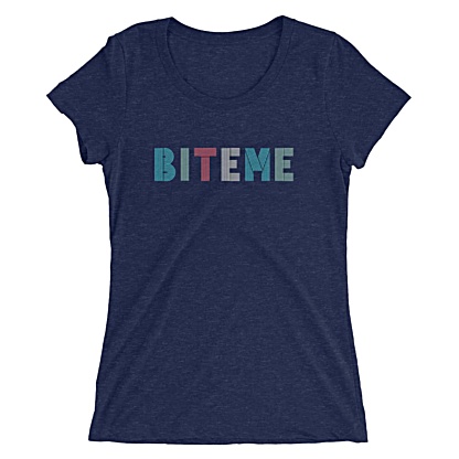 Bite Me T-shirt / Women's Short Sleeve Top rude shirt