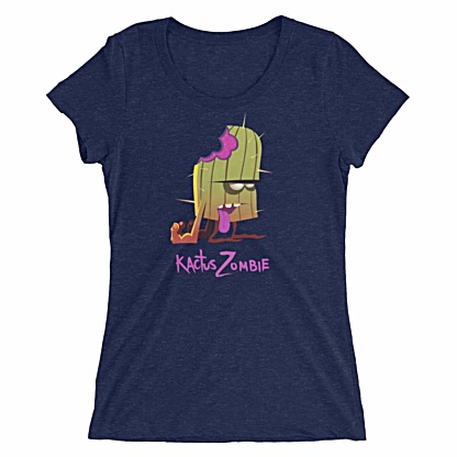 Cactus Zombie T-shirt / Women's Short Sleeve Top