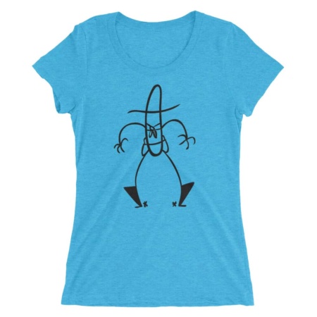 Cowboy Stickman T-shirt / Short Sleeve Tee