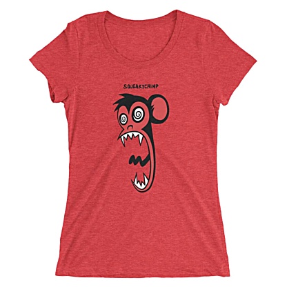 Crazy Chimp / Women's Short Sleeve Monkey T-shirt