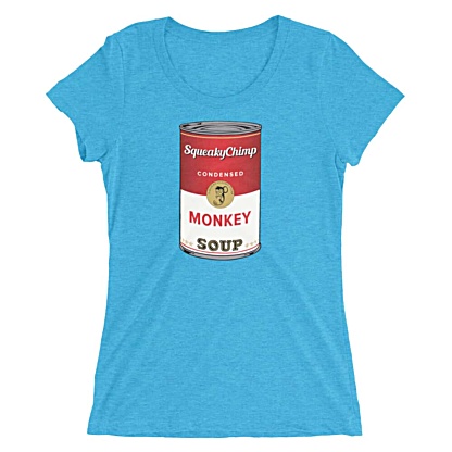 Monkey Soup Can T-shirt / Women's Short Sleeve Top