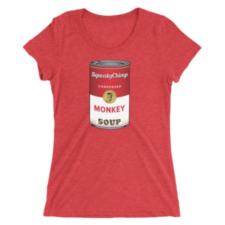 Monkey Soup Can T-shirt / Women's Short Sleeve Top