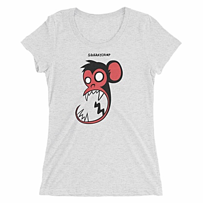 Squeaky Chimp / Women Short Sleeve Monkey T-shirt