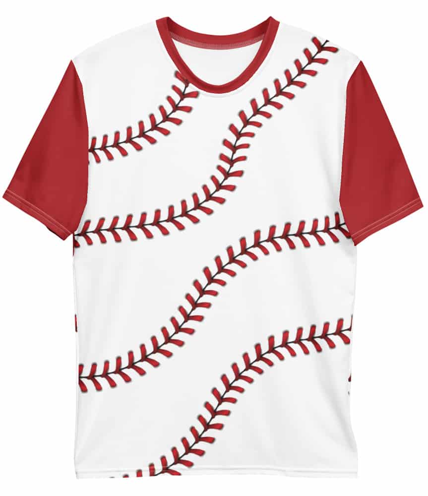 Men's T-Shirt Short Sleeve - Baseball 