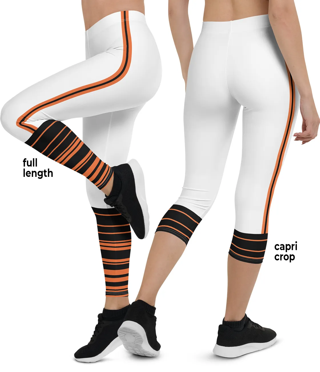 San Francisco Football Uniform Women's Capri Leggings / Game Day Leggings 
