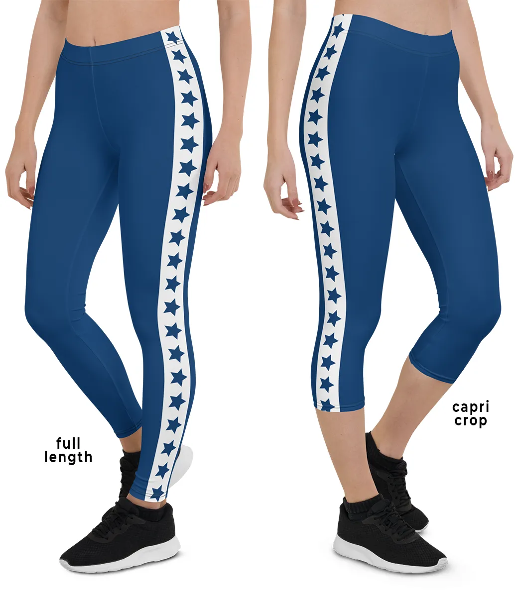 Side Stripe Star Leggings - Designed By Squeaky Chimp T-shirts & Leggings