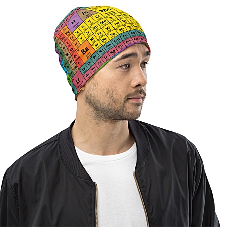 Periodic Table of Elements Beanie Hat