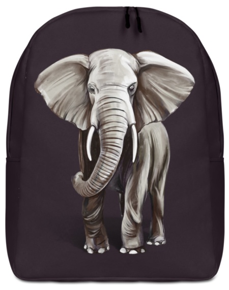 Elephant Backpack with Laptop Sleeve