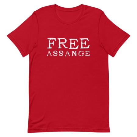 Free Julian Assange T-shirt - Men's Short Sleeve T-shirt