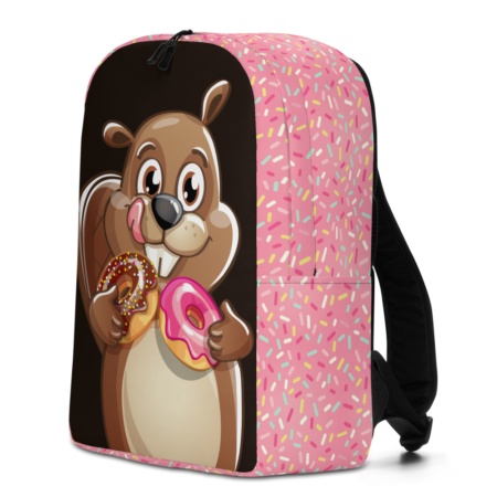 Beaver with Donuts Backpack