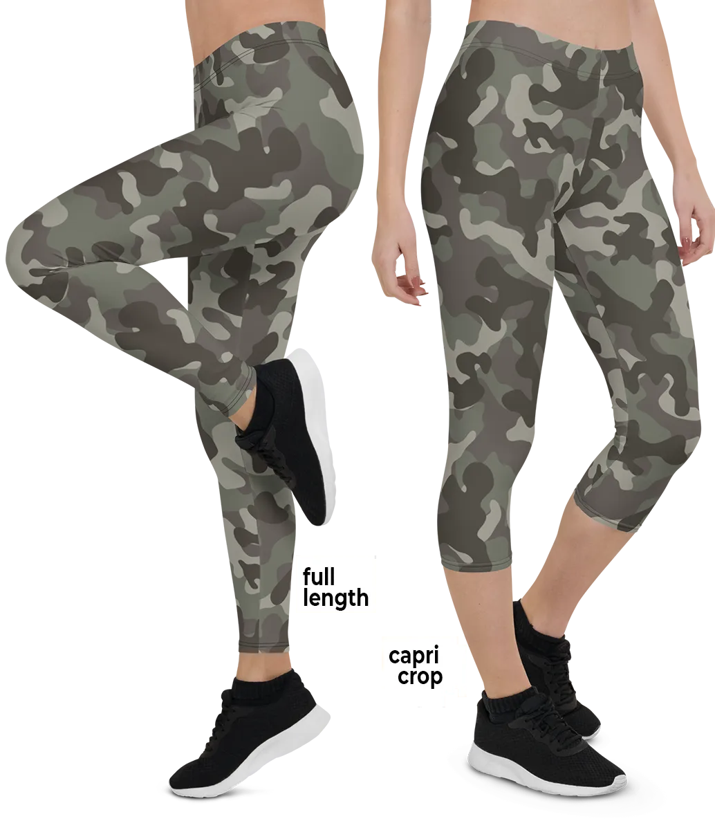 Purple Camo Leggings for Women Army / Military Camouflage Pattern