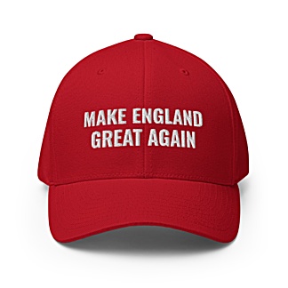 Make England Great Again / Mega / Baseball Hat Cap Red Blue Saint George