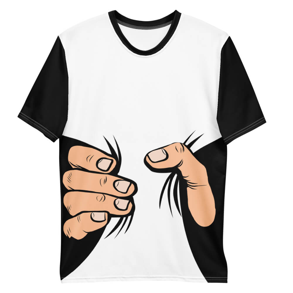 Belly Squeeze T-shirt / Men’s Short Sleeve Top - Designed By Squeaky ...