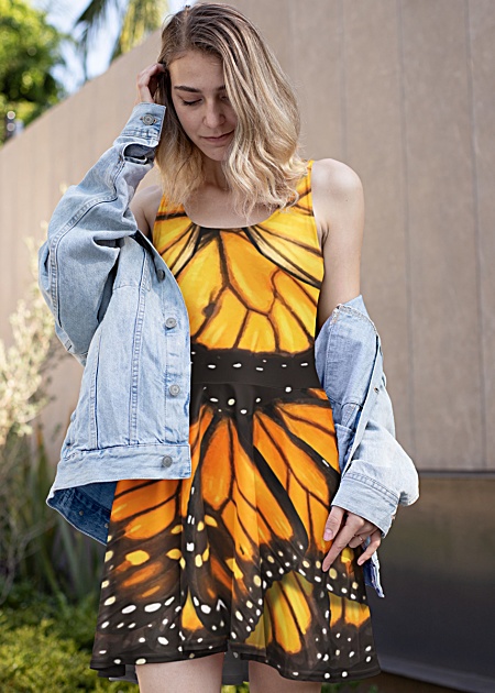 Monarch Butterfly Summer Sundress sun dress spring summer insect