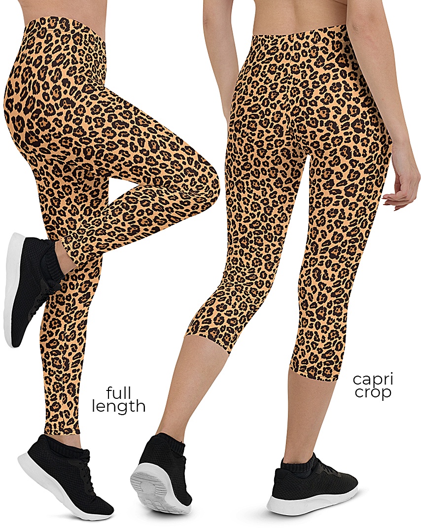Leopard Skin Leggings Designed By Squeaky Chimp T Shirts And Leggings