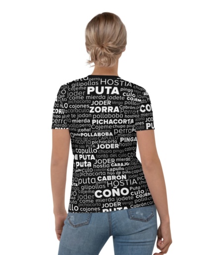Spanish Swear Words Rude T shirt for girls - Rude Swear Cloud Shirt - Cuss t-shirt - Español jurar palabra camiseta