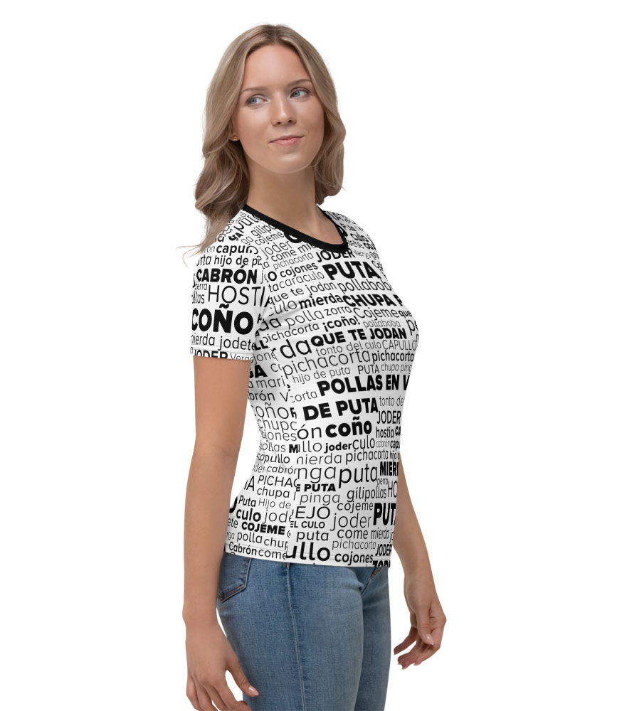 Spanish Swear Words - Women's Short Sleeve T-shirt - Designed By ...