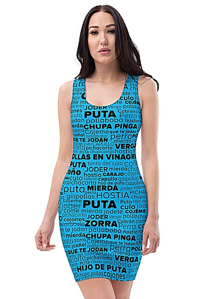 Rude Cuss Spanish Swear Words Dress