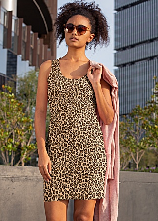 Animal Print Leopard Skin Dress
