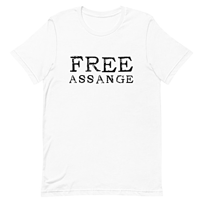 Free Julian Assange T-shirt - Men's Short Sleeve T-shirt